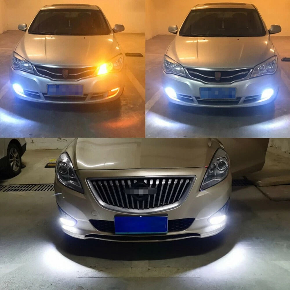 2x LED Switchback DRL Tube Light Strip Amber White Sequential Flow Turn Signal 6B93BC-57