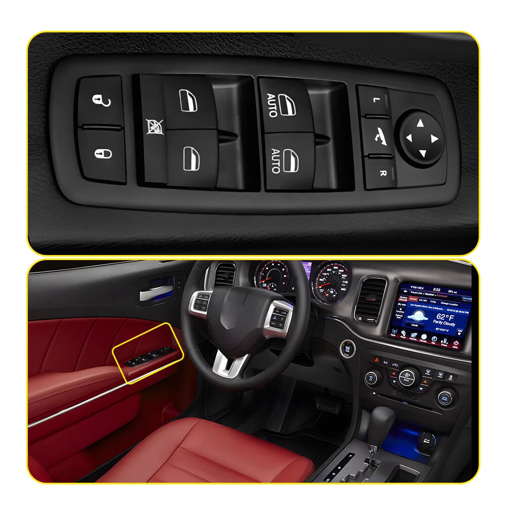 For 2016-18 Ram 1500 2500 3500 Driver Side Power Window Master Switch 56046826AD 6B93BC-57