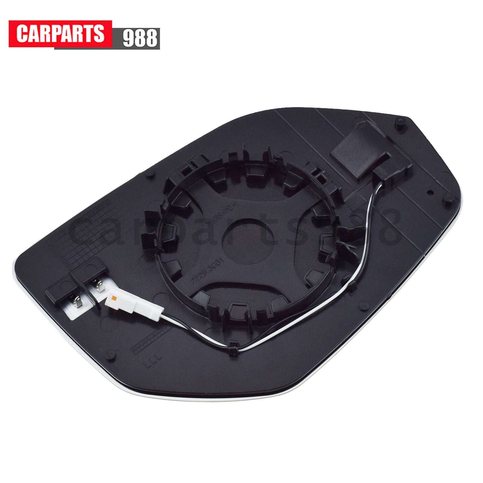 Left Rearview Mirror Glass Heated w/ Blind Spot For VW Atlas 2018-24 3CN857521L 6B93BC-57