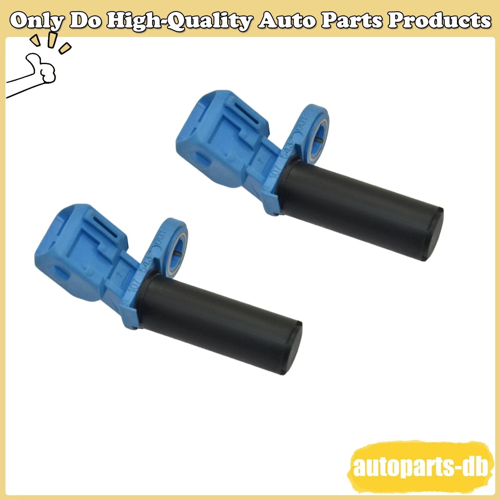 2x Crankshaft Position Sensor for Ford Fiesta 2011-2019 L4 1.6L YS6A-6C315-AB 6B93BC-57
