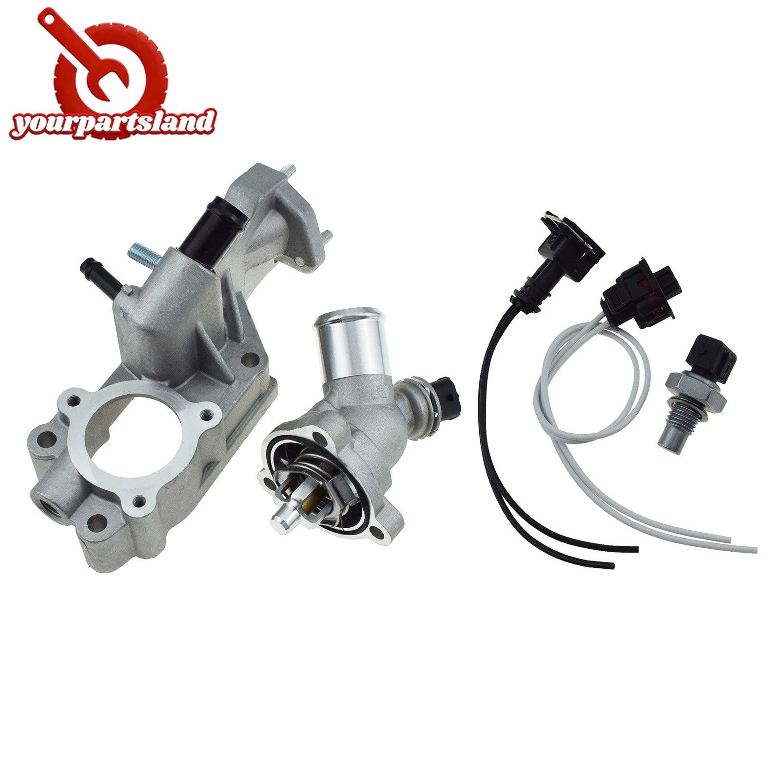 Coolant Thermostat Housing & Sensor & Plugs For Chevrolet Spark M300 2010-2015 6B93BC-57