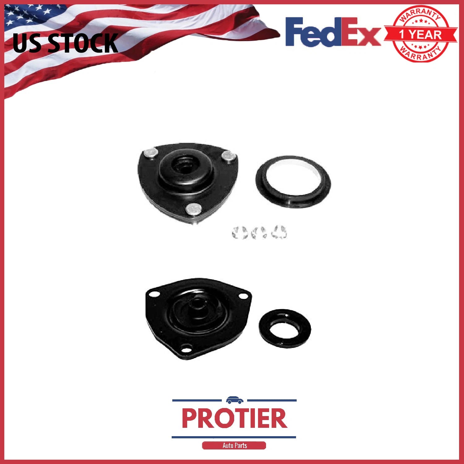 Front Right & Left suspension strut mounts for Acura EL/RSX and Honda Civic/CR-V 6B93BC-57