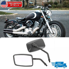 Rectangle Motorcycle Side Mirrors For Honda Shadow Spirit Phantom 750 VT750C2B