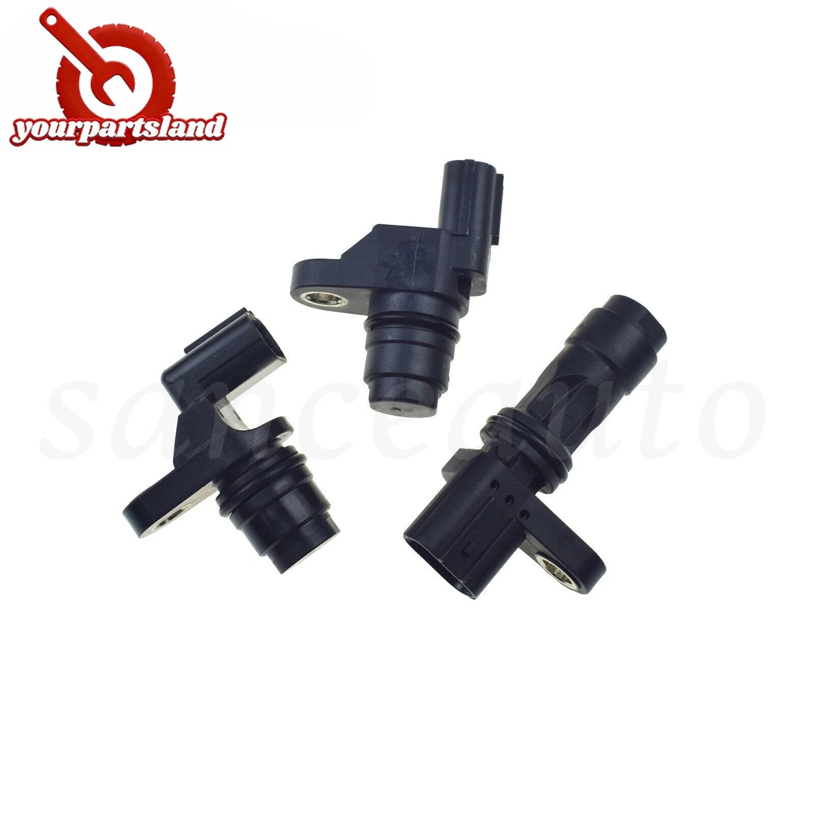 3 Camshaft/Crankshaft Position Sensors & 3 CONNECTORS For Honda CR-V 2007-2009 6B93BC-57