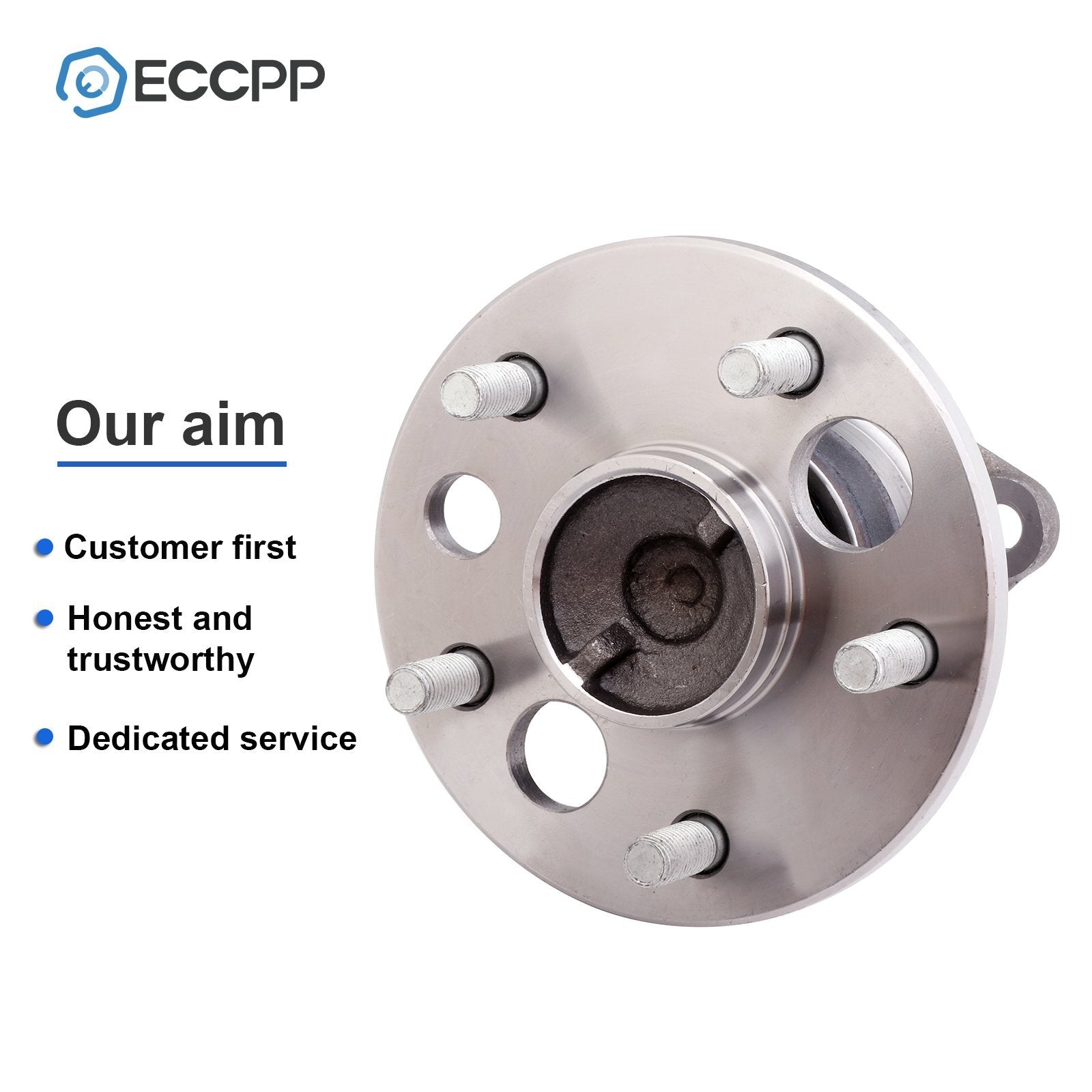 2 Pcs Wheel Hub Bearings Rear For Toyota Camry Avalon Solara Lexus ES300 W/ ABS 6B93BC-57