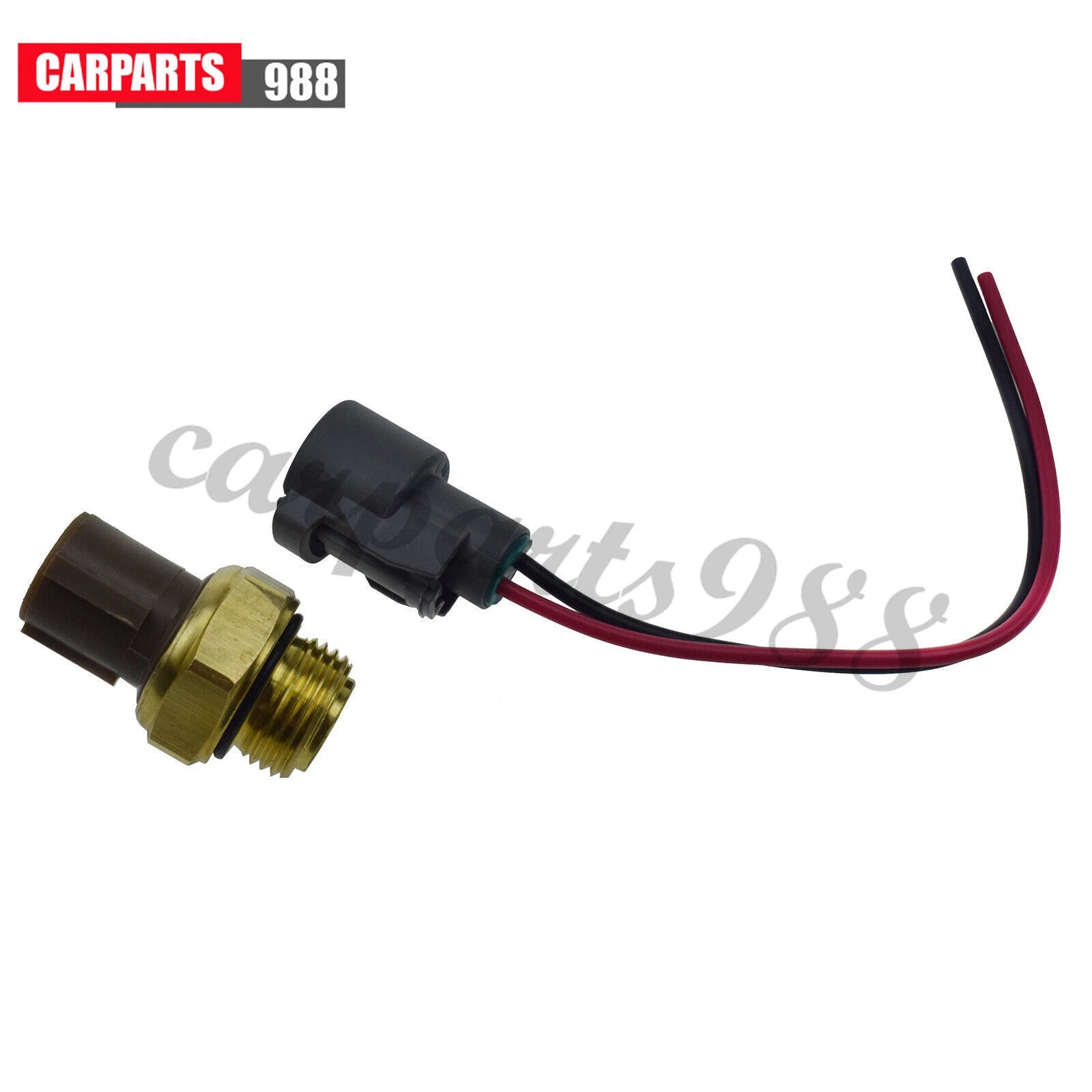 Radiator Cooling Fan Switch Sensor + Plug for Honda Accord Civic CR-V Acura RSX 6B93BC-57