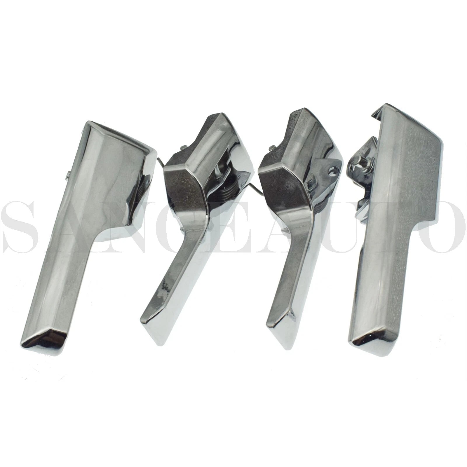 4PCS Chrome LH RH Inside Door Handle For 07-14 Ford Expedition Lincoln Navigator 6B93BC-57