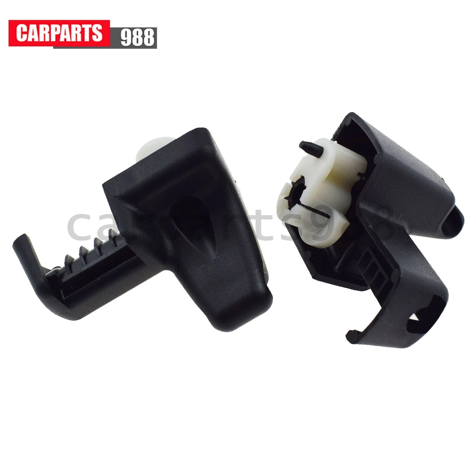 Left Right Sun Visor Retainer Clip For Land Rover Range Rover L322 2003-12 Black 6B93BC-57
