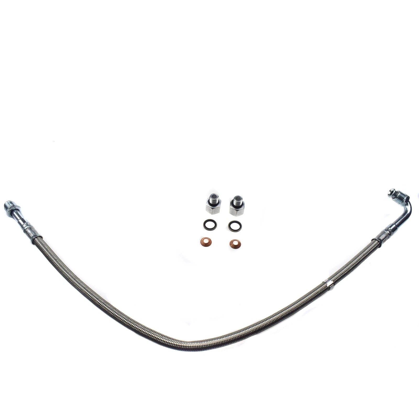 Turbo Oil Feed Line Tube & Connector For Dodge Ram Cummins 12V 5.9 1989-1998 6B93BC-57