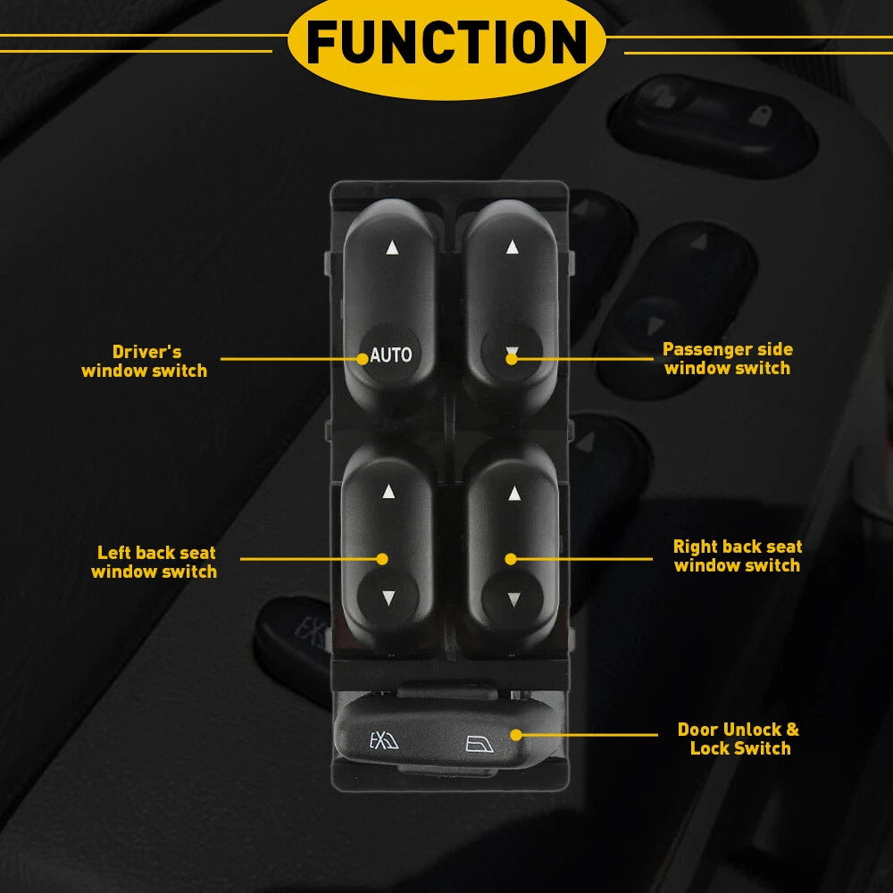 Master Power Window Switch FOR 02-07 Ford F250 F350 F450 Super Duty Crew Cab EOA 6B93BC-57