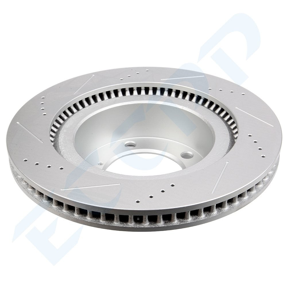 5 Lug Front Disc Brake Rotors for Toyota Sequoia Tundra Land Cruiser Lexus LX570 6B93BC-57