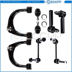 Front Upper Control Arm Ball Joint Tie Rod End Suspension For 2003-2009 4Runner