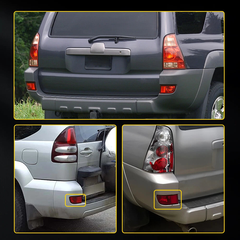 Red Rear Bumper Reflector Light Left Driver For Toyota 4Runner 2003 04 2005 LH A 6B93BC-57