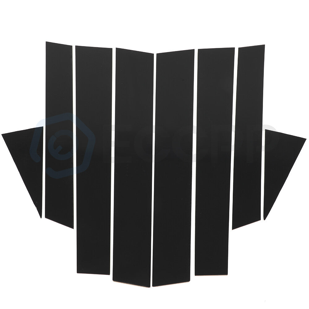 8pc Set Piano Black Pillar Posts Cover Kit For Honda CRV CR-V 07-11 Door Trim 6B93BC-57