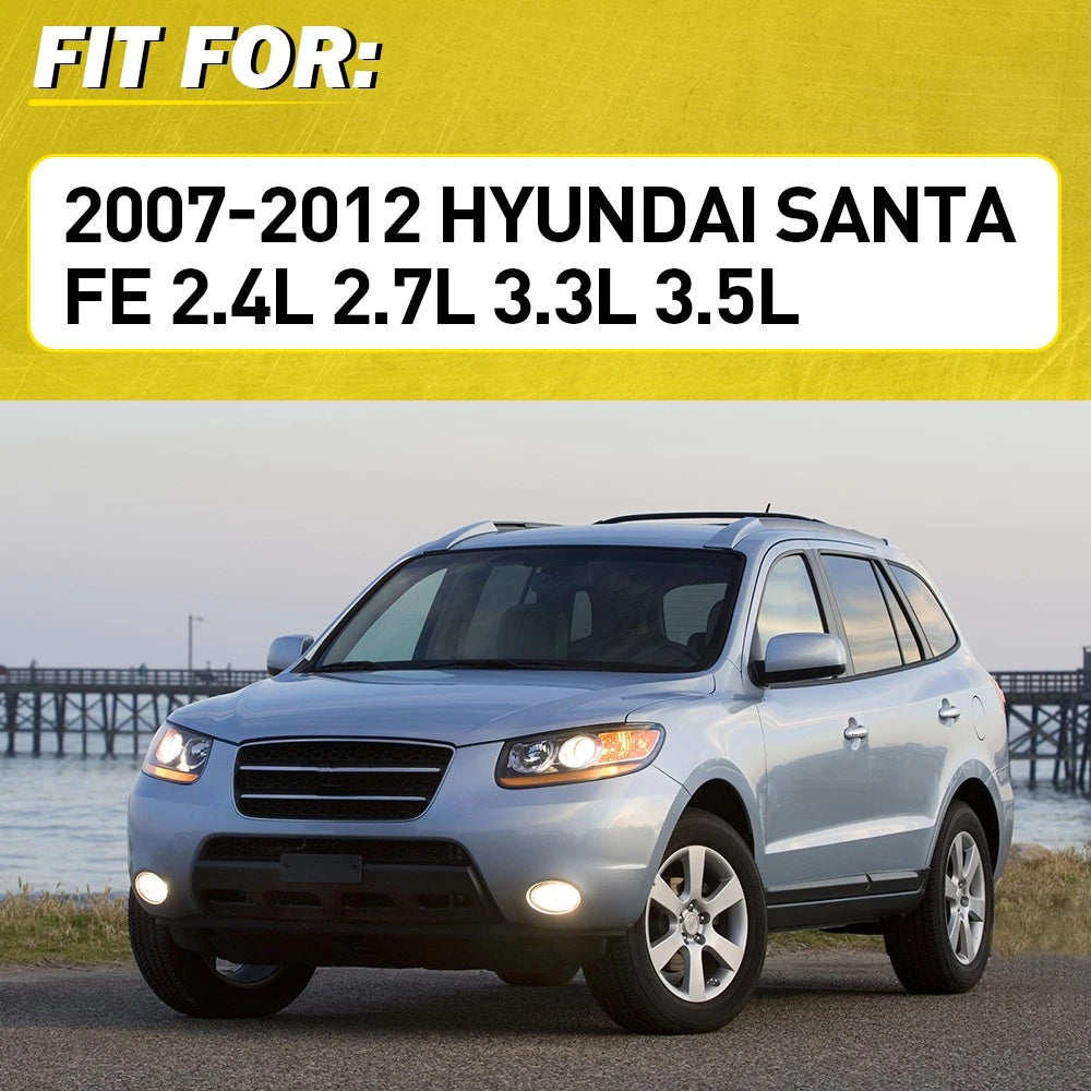 4pcs Interior Door Handle For 2007 Hyundai 2008-2012 Santa Fe Silver Plastic EOA 6B93BC-57