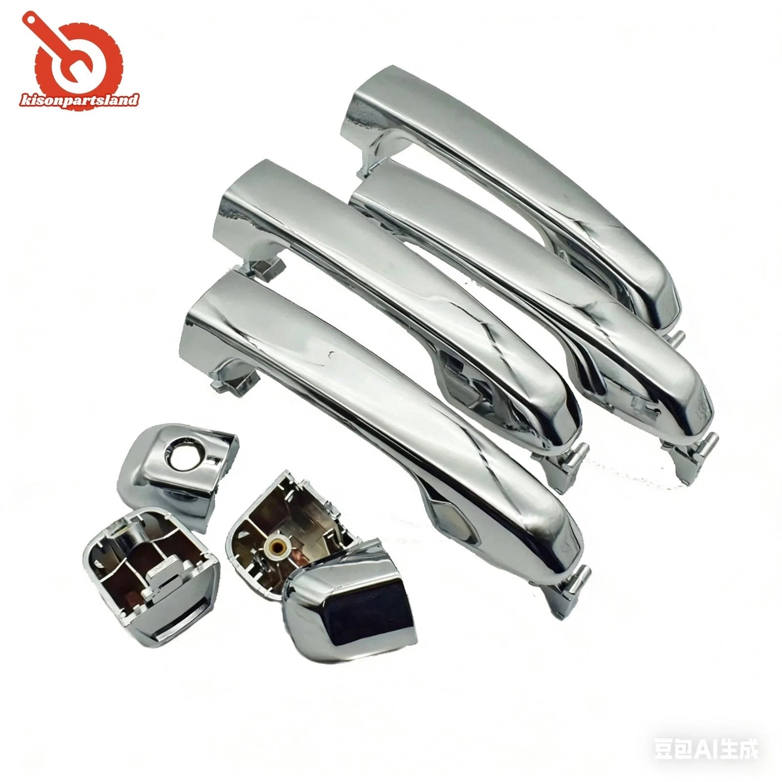 Chrome Front Rear Left Right Outside Door Handle For 4Runner 2010-18 69211-60090 6B93BC-57