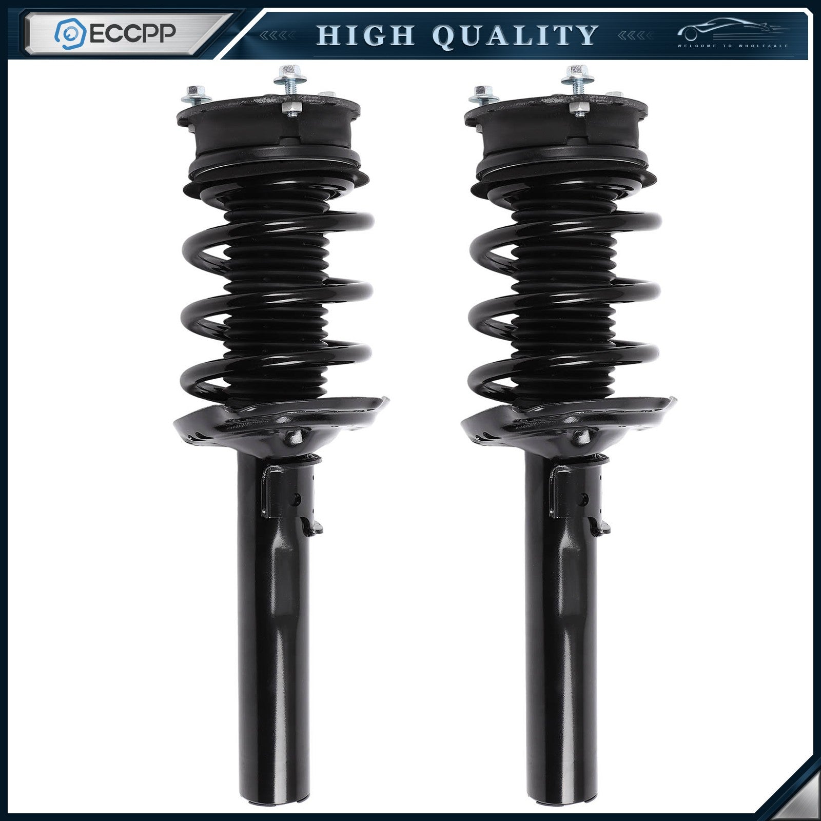 Front Pair Shock Struts Absorber w/Magnetic For 2016-2023 Audi RS3 A3 S3 Premium 6B93BC-57