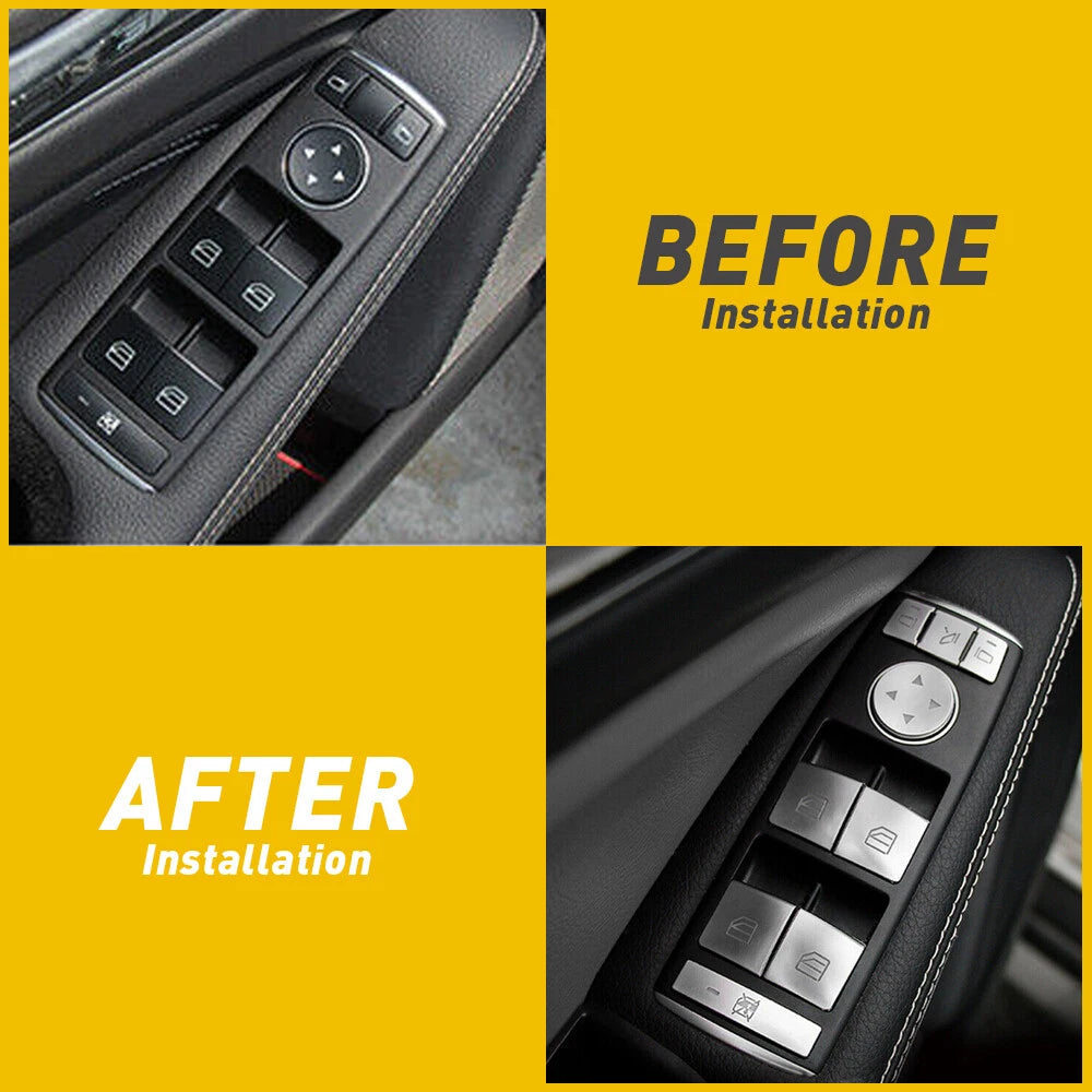 For Mercedes-Benz GLA CLA GL ML Lift Window Button Switch Button Cover Trim EOA 6B93BC-57