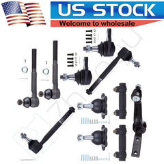 11x Fits 1988-1991 92 Chevy GMC K1500 K2500 Front Ball Joints Tie Rods Idler Arm 6B93BC-57