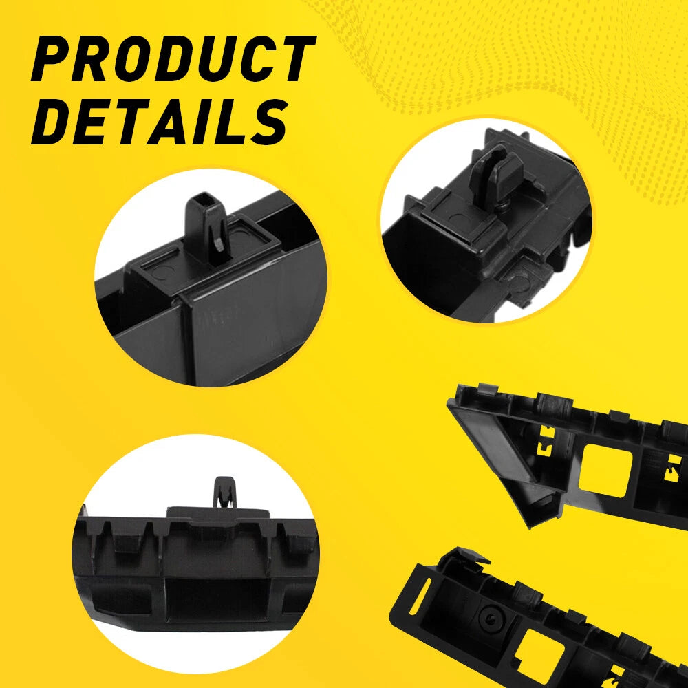 Pair Front Bumper Retainer Support Bracket Sets For 2012-2015 Volkswagen Passat 6B93BC-57