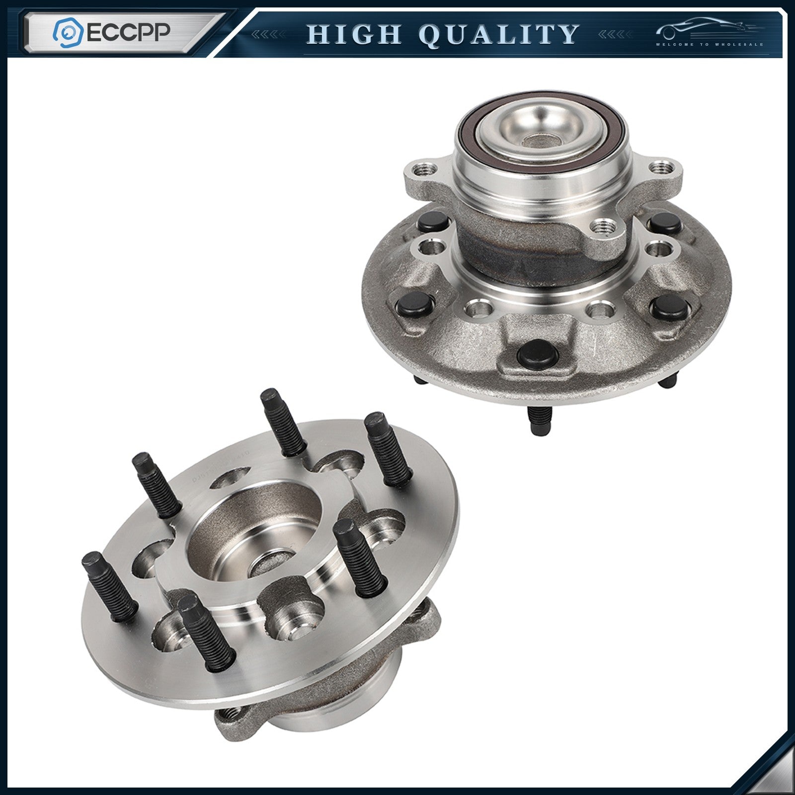 2 Front Wheel Hub Bearings Assembly For Chevy Colorado GMC Canyon RWD 2009-2012 6B93BC-57