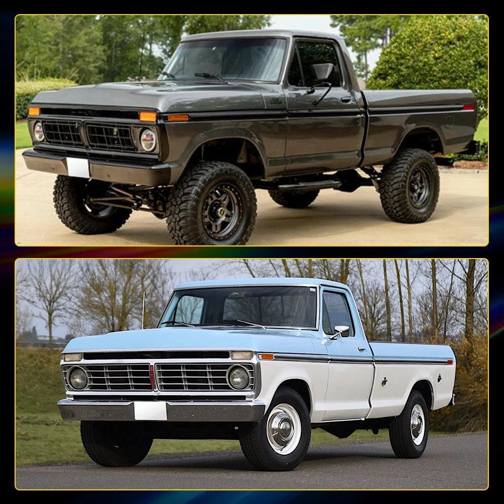 For 73-79 Ford F100/F150/F250/F350 Front Rear Bumper Side Marker Light Housings 6B93BC-57