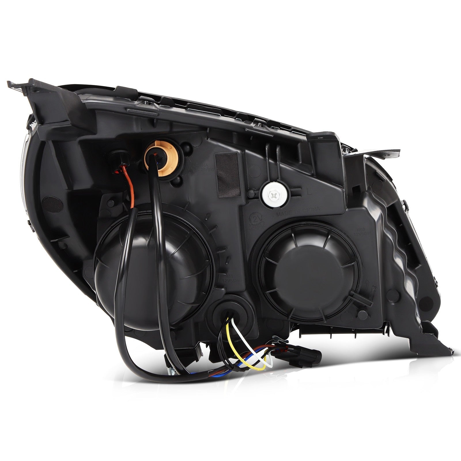 For 2015-2010 Chevy Equinox Chrome Housing w/Projector L+R Headlights Assembly 6B93BC-57
