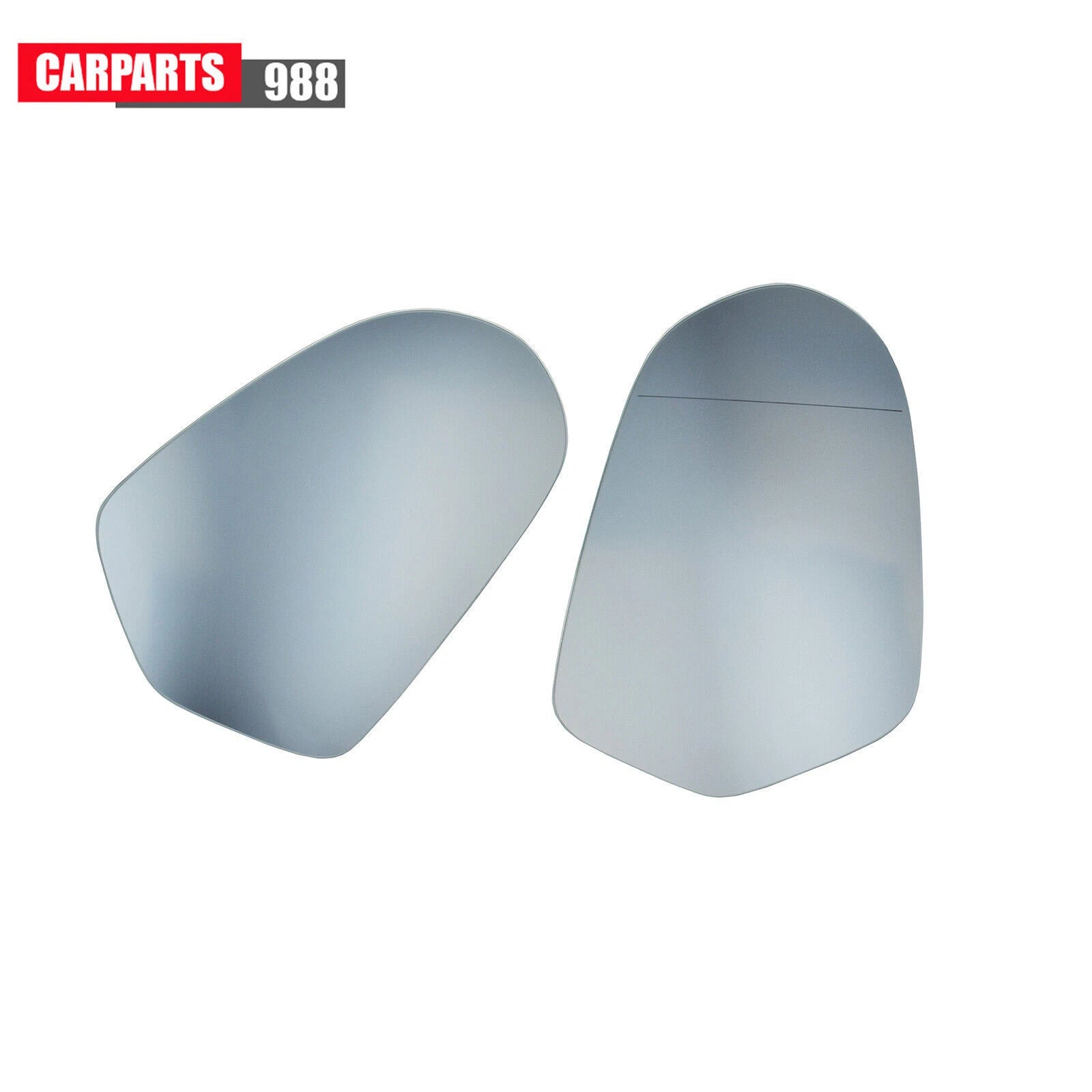 Pair Left Right Rearview Mirror Glass Heated For Audi A6 C7 C7.5 S6 4G 2012-2018 6B93BC-57
