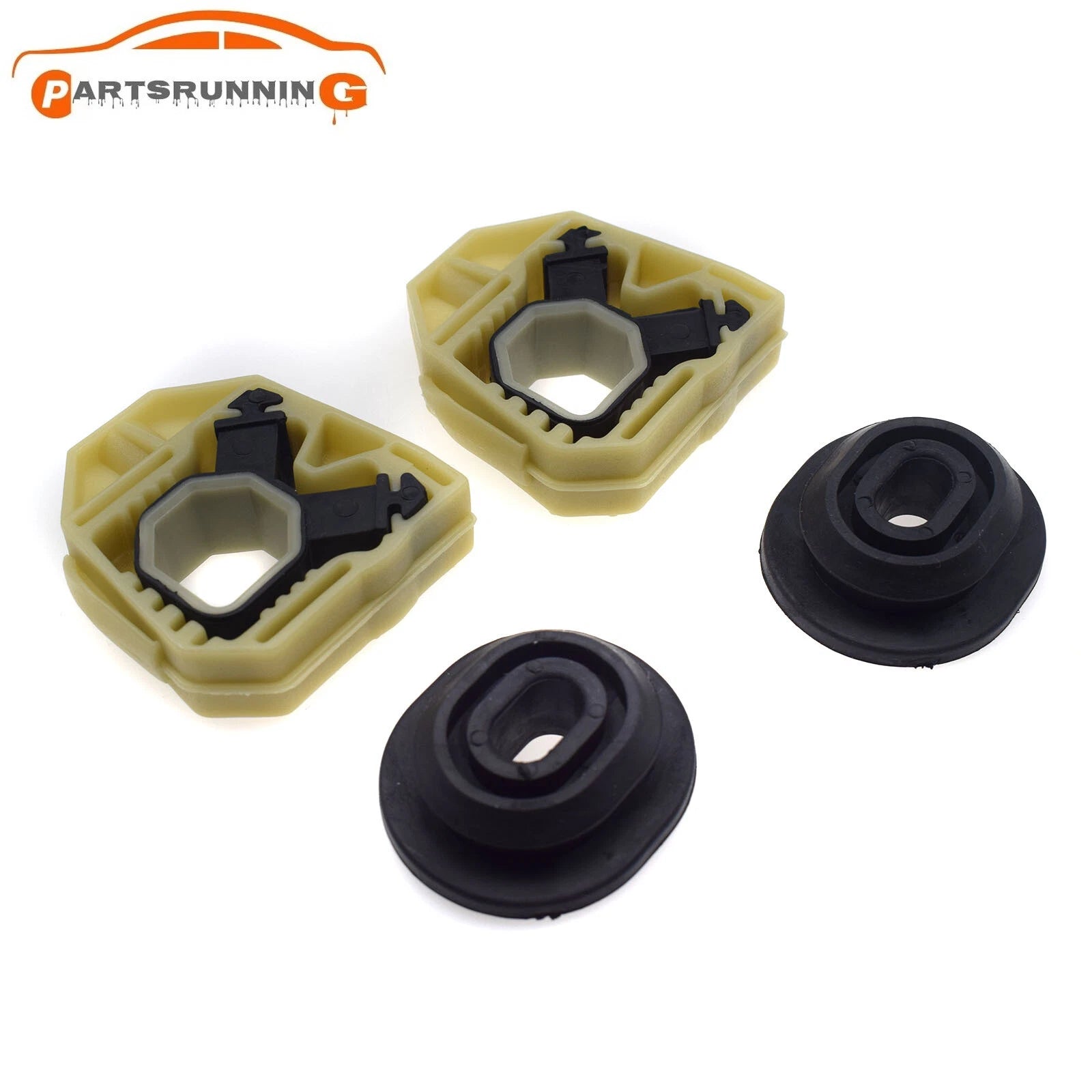 Upper&Lower Radiator Bracket Mount Set For VW Eos Golf Jetta MK5 MK6 PassatB6 B7 6B93BC-57