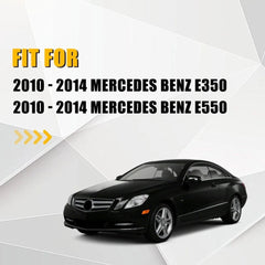 For Mercedes-Benz 2010-2014 E350 E550 Black Driver Bottom Leather Seat Cover EOA 6B93BC-57
