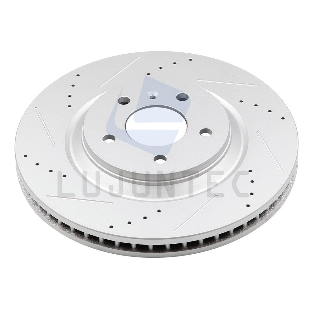 Front and Rear Discs Brake Rotors For Chevrolet Impala 2012-2013 Drilled Slotted 6B93BC-57