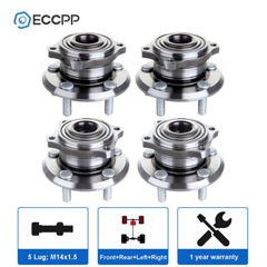 Front & Rear Wheel Hub Bearing For 2005-2009 Chrysler 300 Dodge Charger AWD Only KOEEP