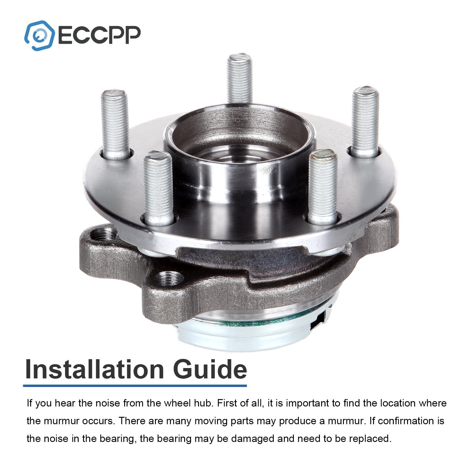 1Pc Wheel Hub Bearing Front Passenger Side For Nissan Murano 2009 2010 2011-2014 6B93BC-57