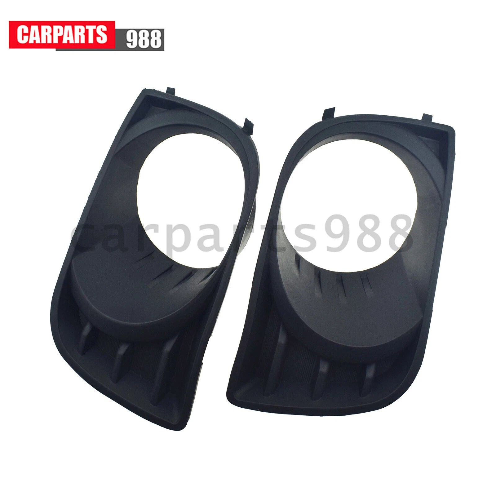 Pair Front Fog Light Cover Bezel For 08-17 Toyota Sequoia 814810C021 814820C021 6B93BC-57