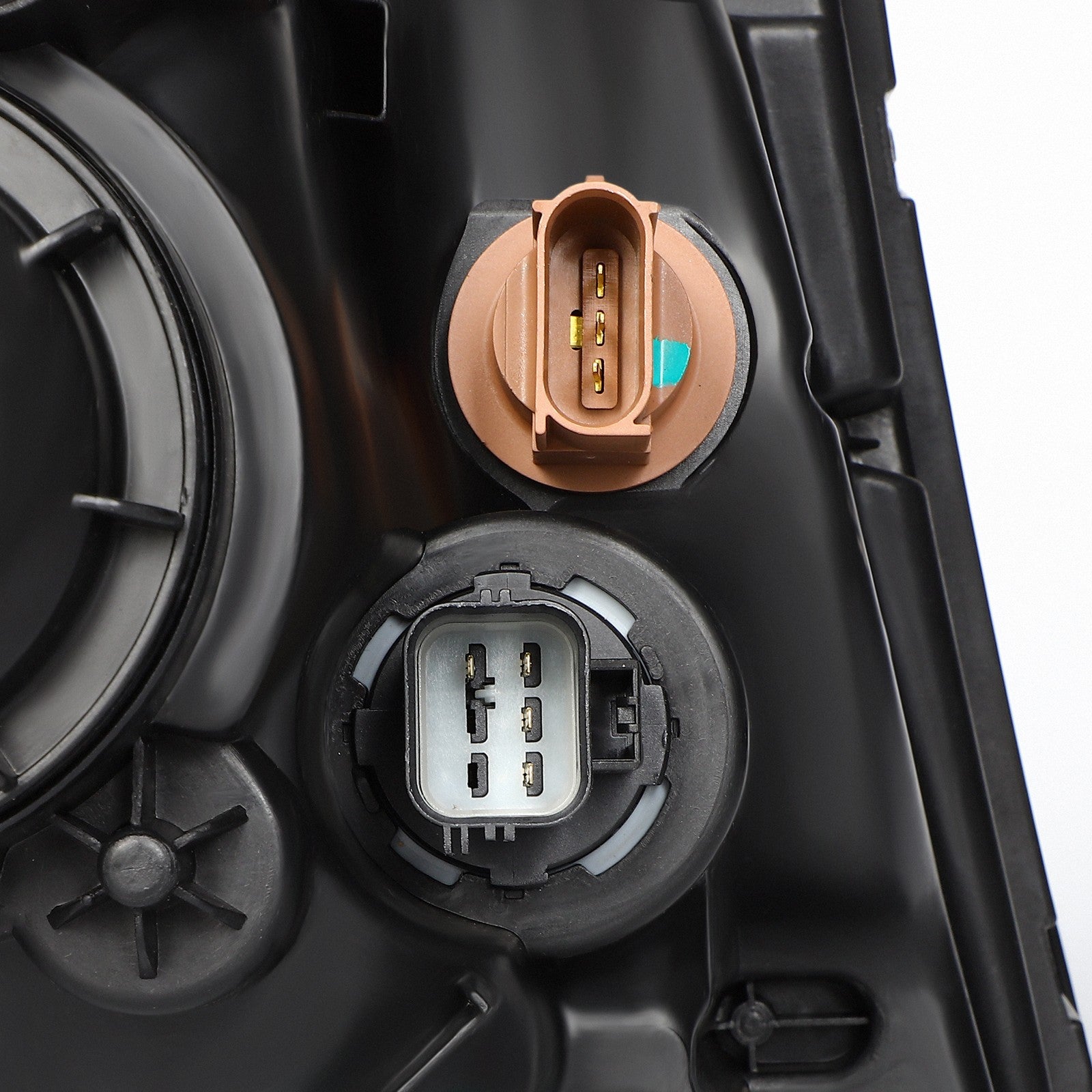 For 2015-2014 Chevy Camaro Black Housing Left+Right Headlights Assembly 6B93BC-57