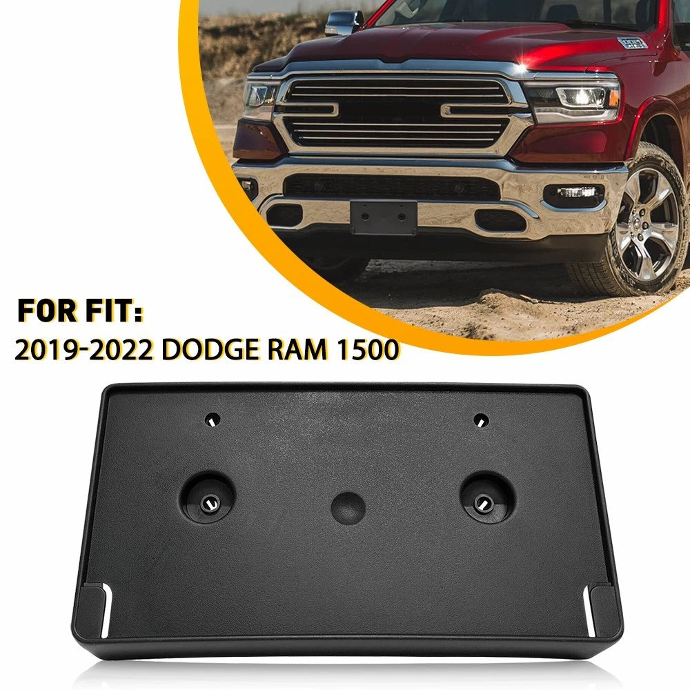 FOR 2019-2024 DODGE RAM DT Front License 1500 Plate Bracket Kit EOA 6B93BC-57