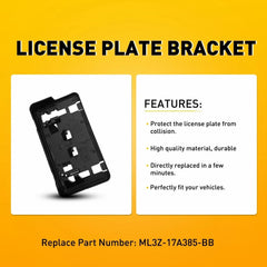 For 2021-2023 Ford F150 ML3Z-17A385-BB Front License Plate Bracket Plastic EOA 6B93BC-57