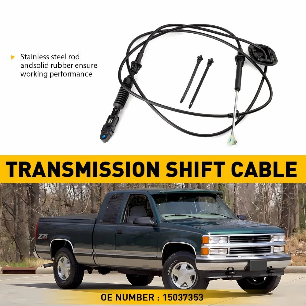 Automatic Transmission Gear Shifter 15037353 Cable For Chevrolet Tahoe Yukon Gmc 6B93BC-57