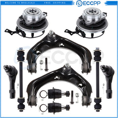 10Pcs Front Control Arm Ball Joint Tie Rod Sway Bar For 2006-2010 Ford Explorer KOEEP