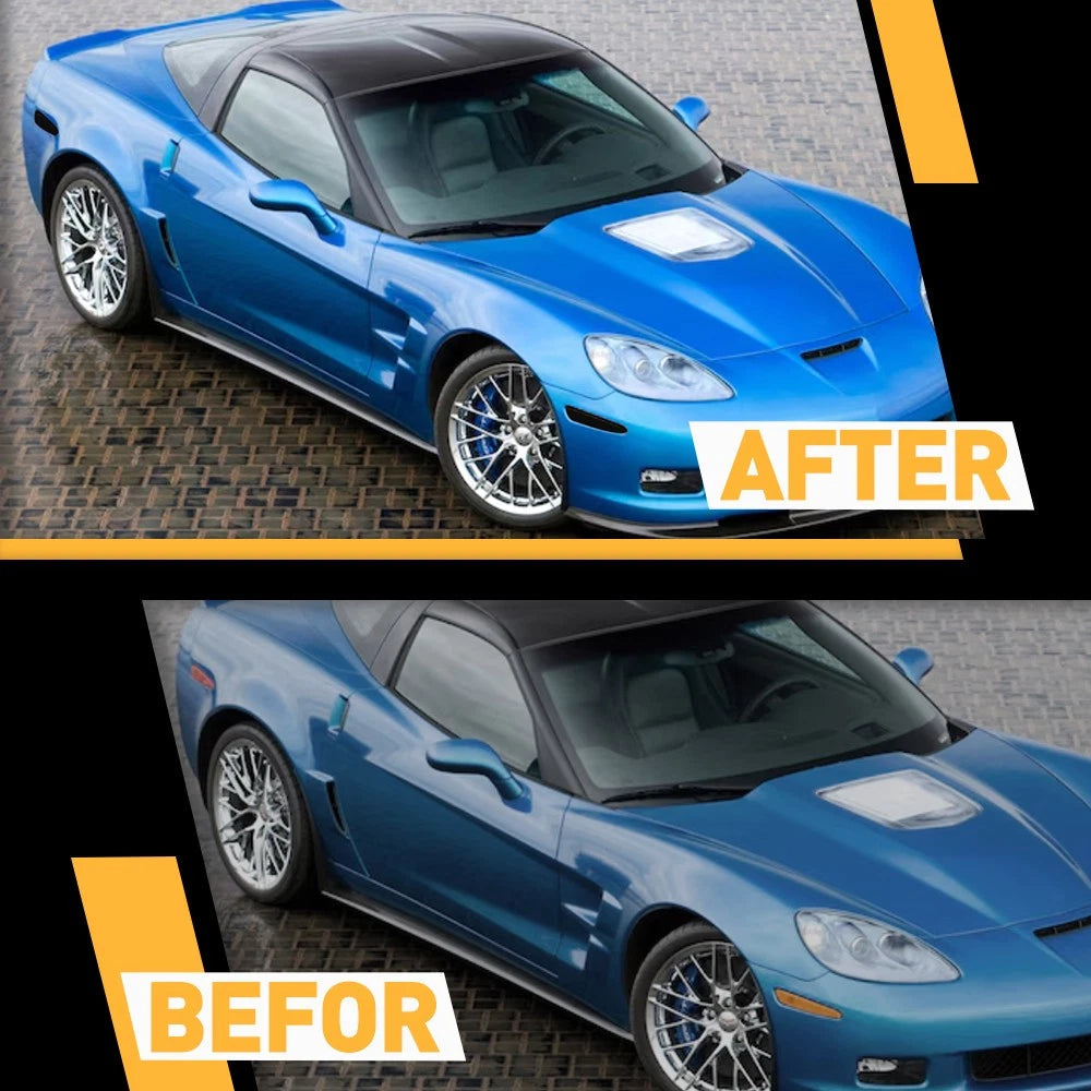 For 2005-2013 Chevrolet Corvette C6 Smoked Front & Rear Side Marker Lights 4PCS 6B93BC-57