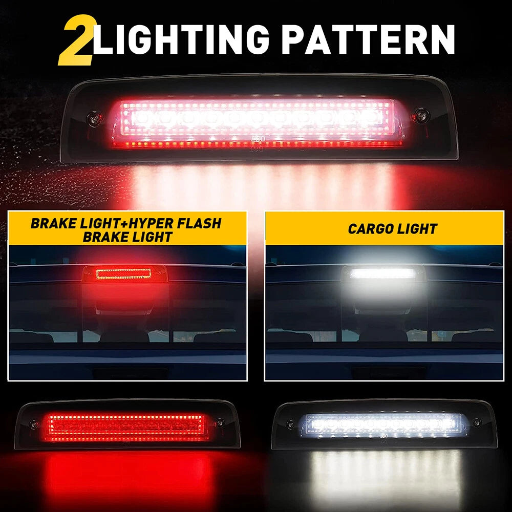 LED Third 3rd Brake Light Lamp Tail Cargo Fit 2009-2022 Dodge Ram 1500 2500 3500 6B93BC-57