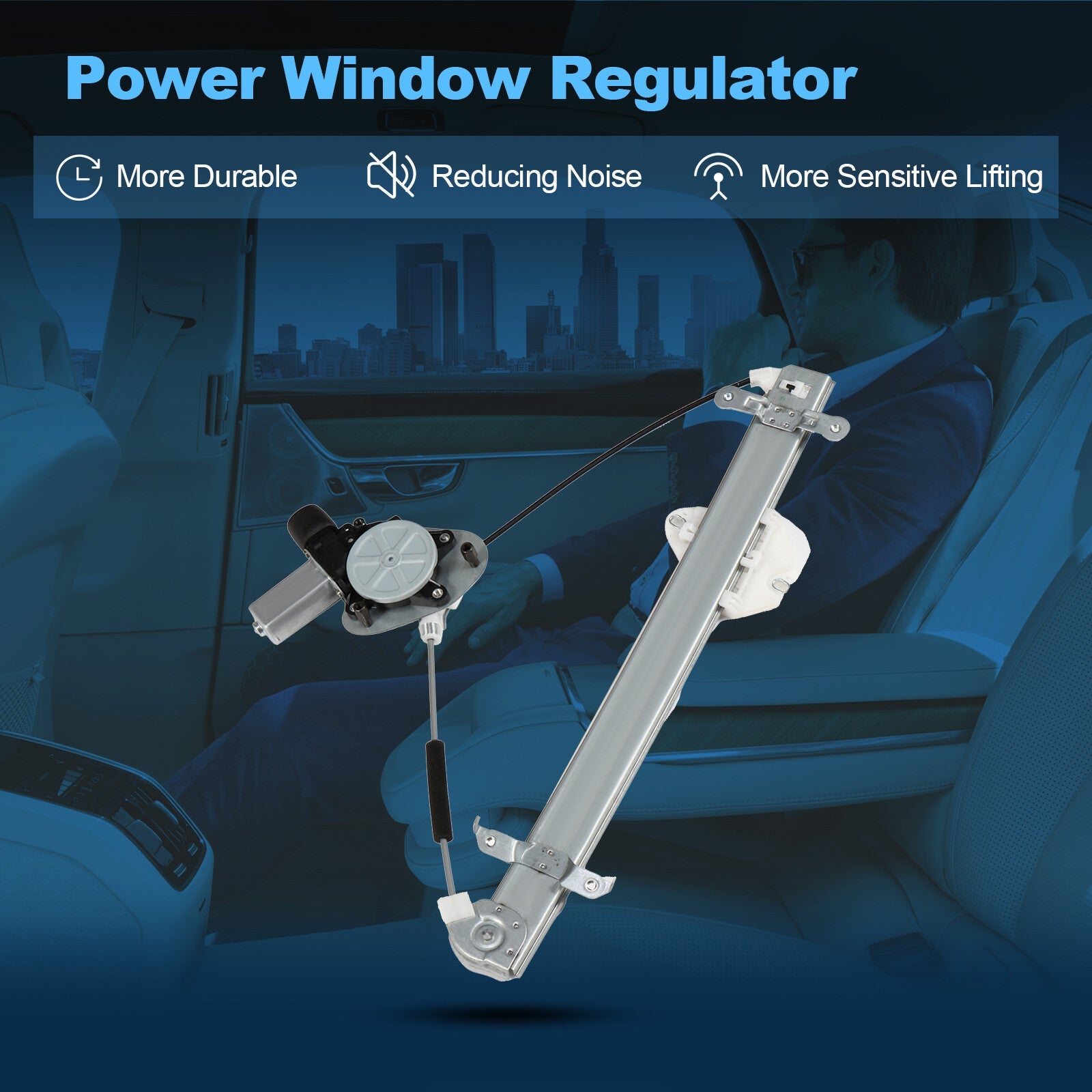 For 2010-2014 Subaru Outback Front Left Power Window Regulator With Motor 6B93BC-57