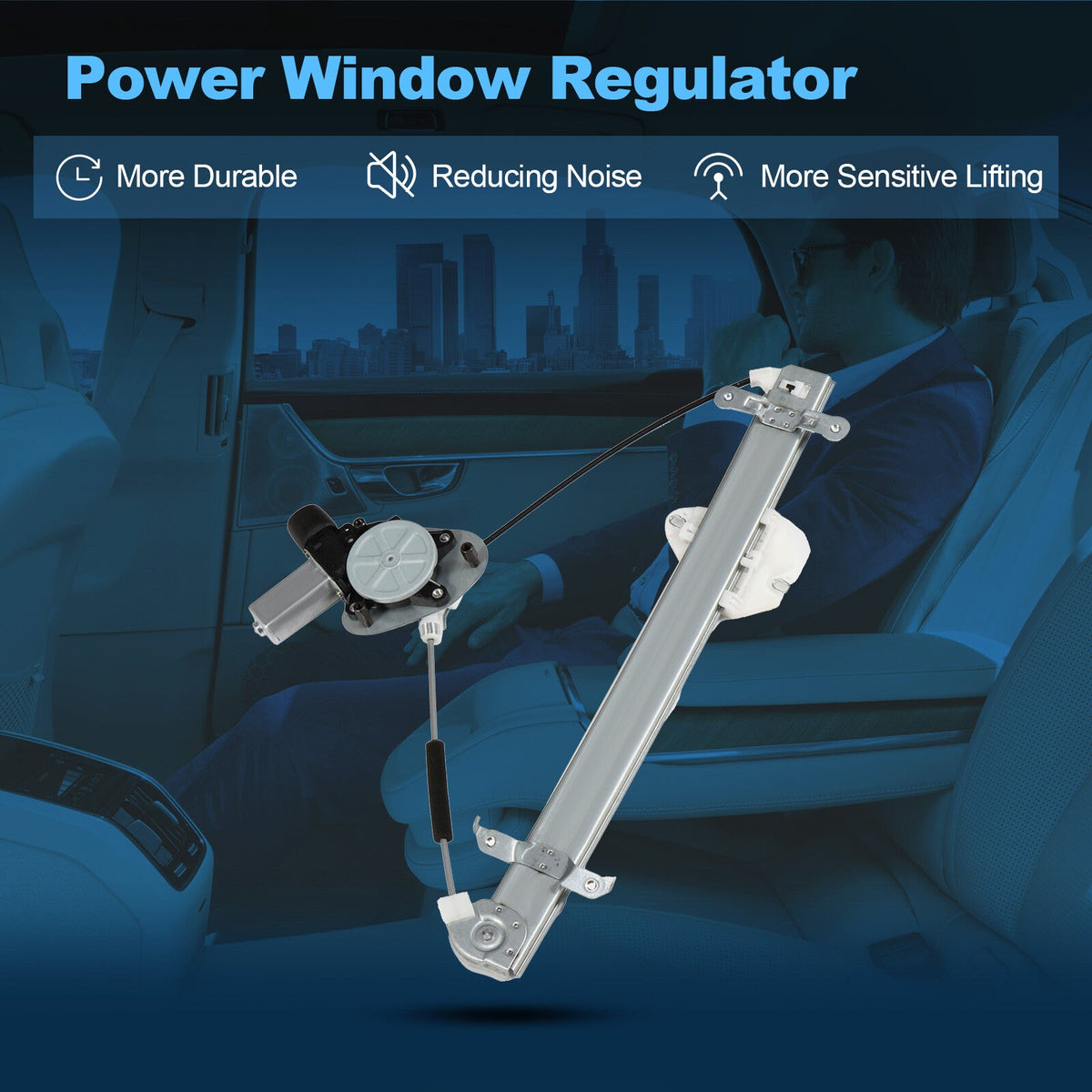 For 2010-2014 Subaru Outback Front Left Power Window Regulator With Motor 6B93BC-57