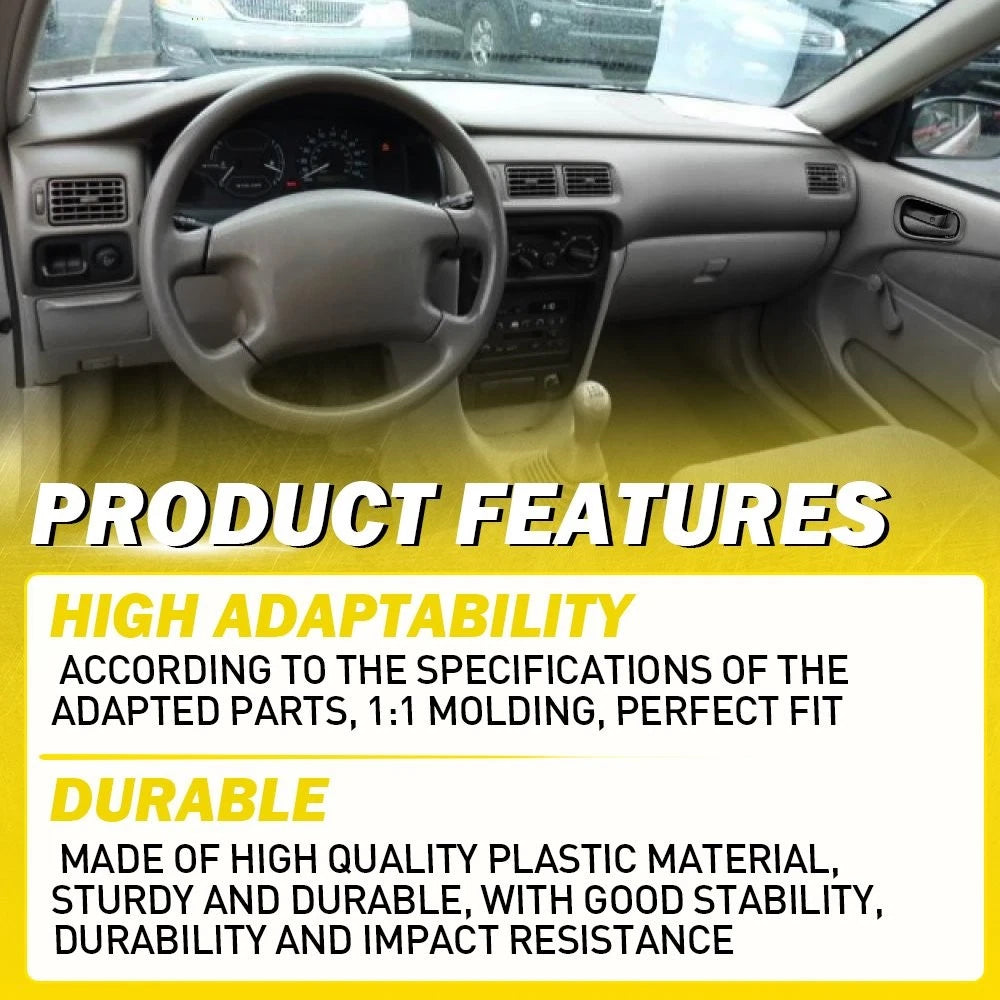 4PC Interior Door Handle For 1998-2002 Toyota Corolla/Chevrolet Prizm Black EOA 6B93BC-57