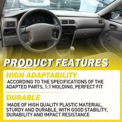 4PC Interior Door Handle For 1998-2002 Toyota Corolla/Chevrolet Prizm Black EOA 6B93BC-57