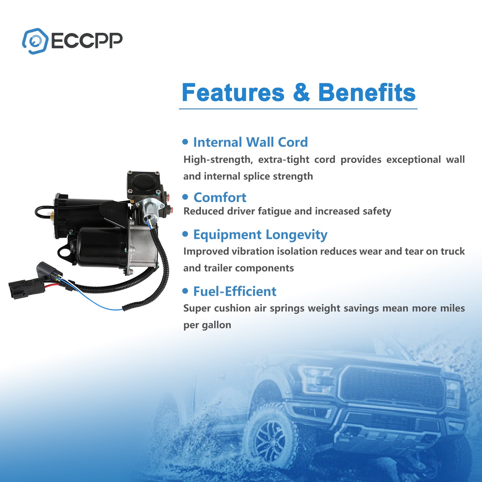 Air Suspension Compressor For Land Rover Range Rover Land Rover LR3 2005-2009 6B93BC-57