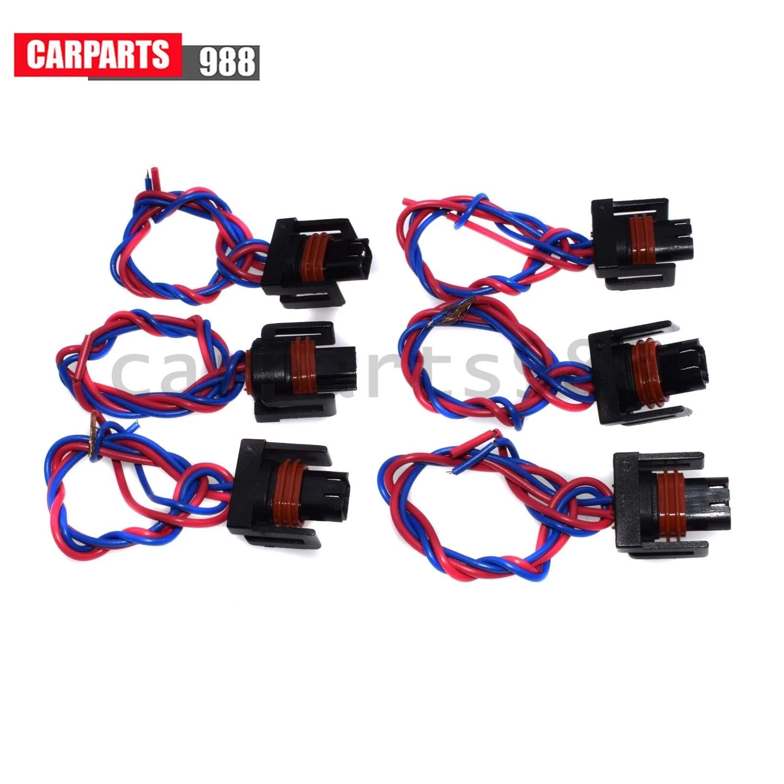 Set of 10 For Ford F-250 Fuel Pressure Regulator Pigtail Wire Harness Connector 6B93BC-57