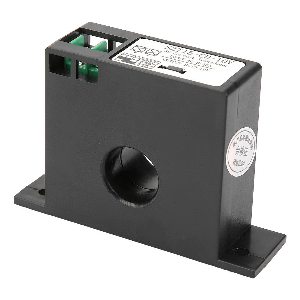 AC Current Transducer Transmitter Current Mutual Inductor AC 0-50A To DC 0-10V✈