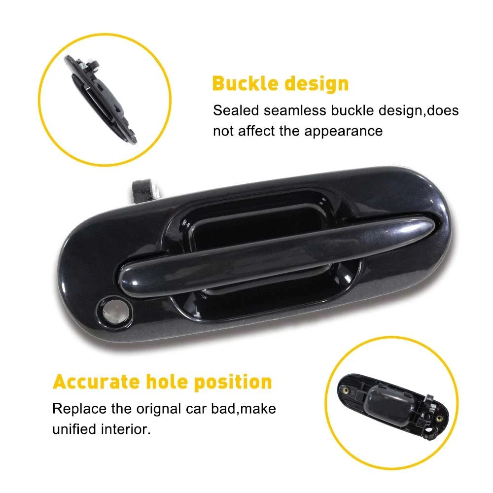 For 1997-2001 Honda CRV Exterior Door Handle Right Front Passenger Side Black EA 6B93BC-57