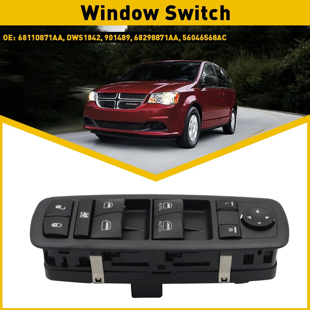 Driver Passenger Power Window Switch For Chrysler Town Country 2014 3.6L V6 EOA 6B93BC-57